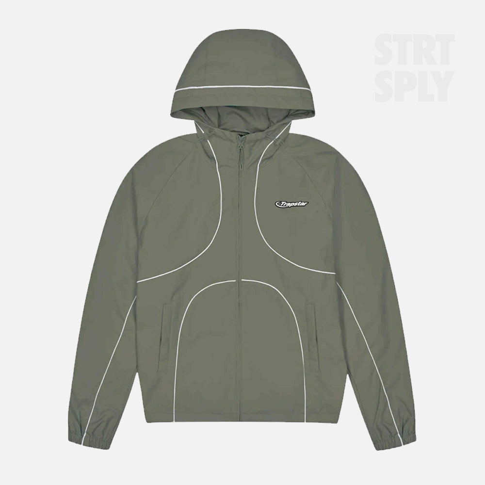 Trapstar Hyperdrive Piped Windbreaker - Stone