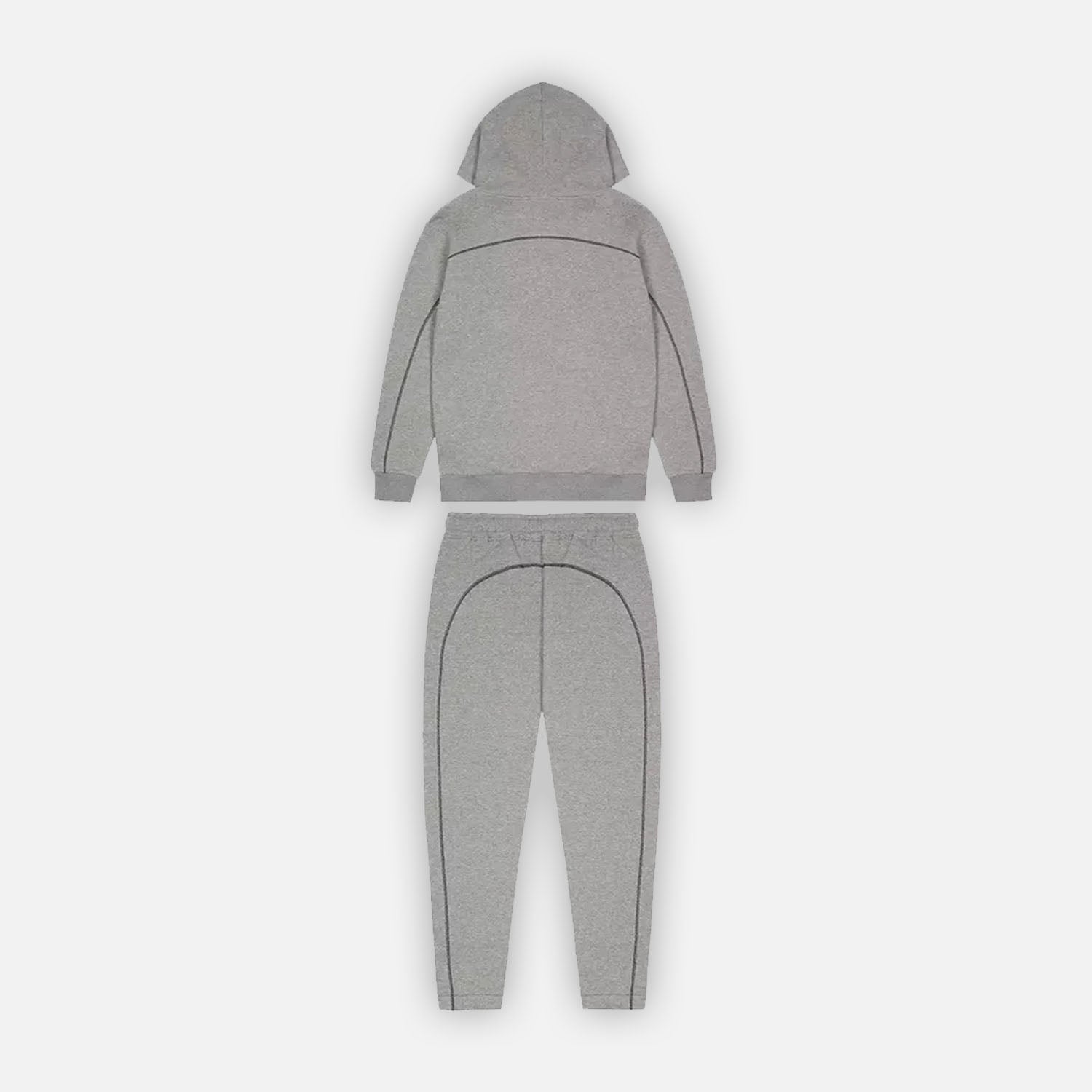 Trapstar Irongate Chenille Arch Hooded Tracksuit - Grey Monochrome Edition