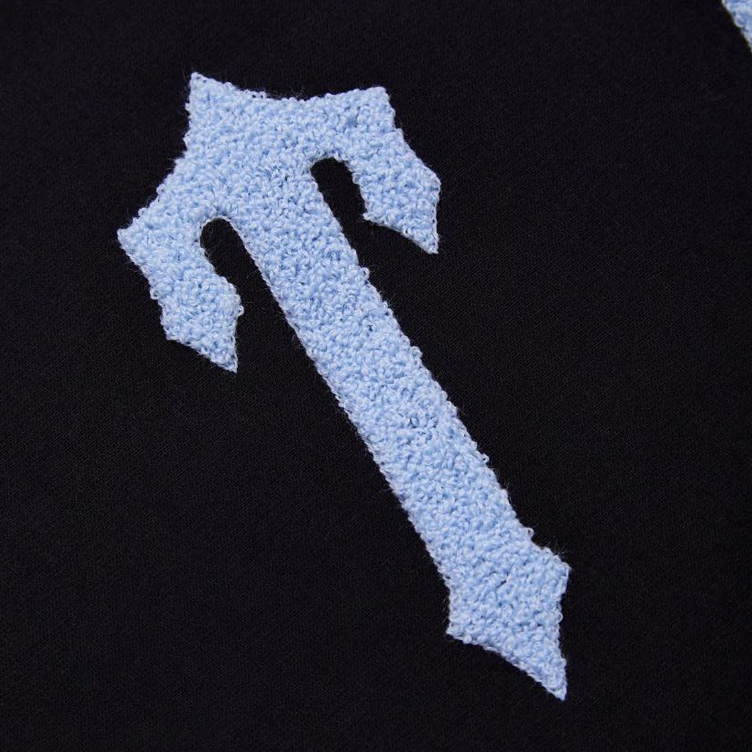 Trapstar Irongate Arch Chenille 2.0 Hooded Tracksuit - Black / Ice Blue