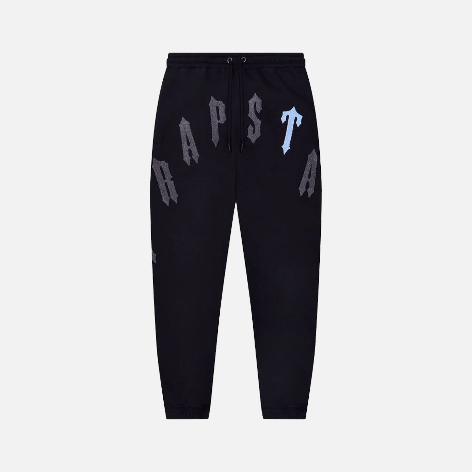 Trapstar Irongate Arch Chenille 2.0 Hooded Tracksuit - Black / Ice Blue