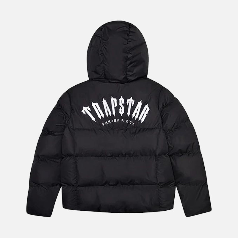 Trapstar Irongate Hooded Puffer Jacket - Black