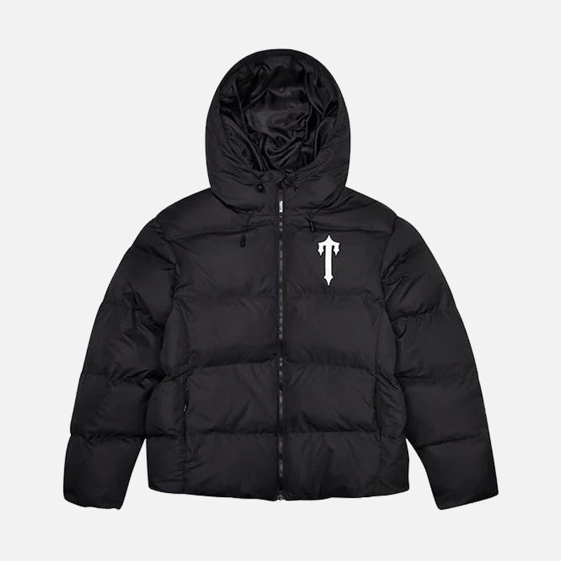 Trapstar Irongate Hooded Puffer Jacket - Black