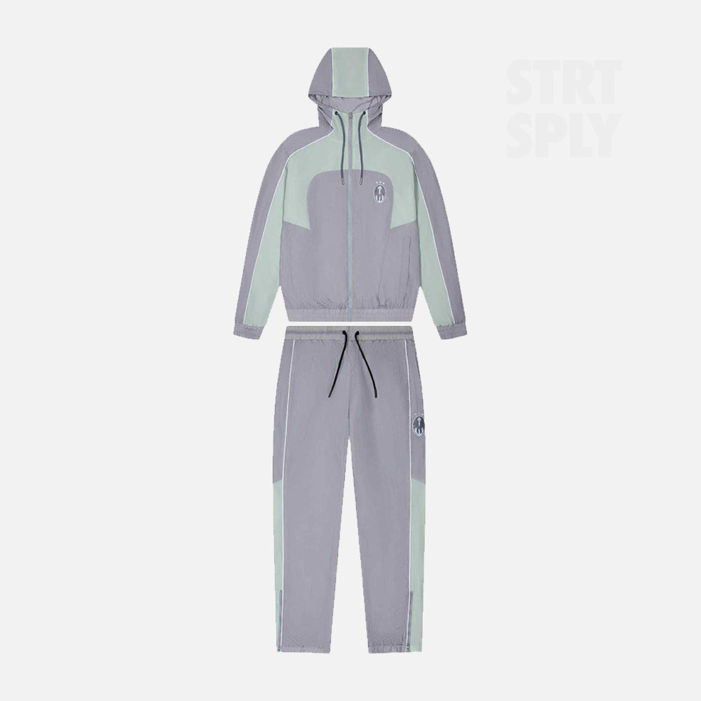Trapstar Irongate Panelled Shell Tracksuit - Grey