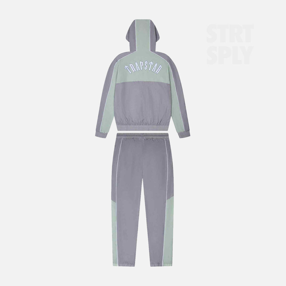 Trapstar Irongate Panelled Shell Tracksuit - Grey