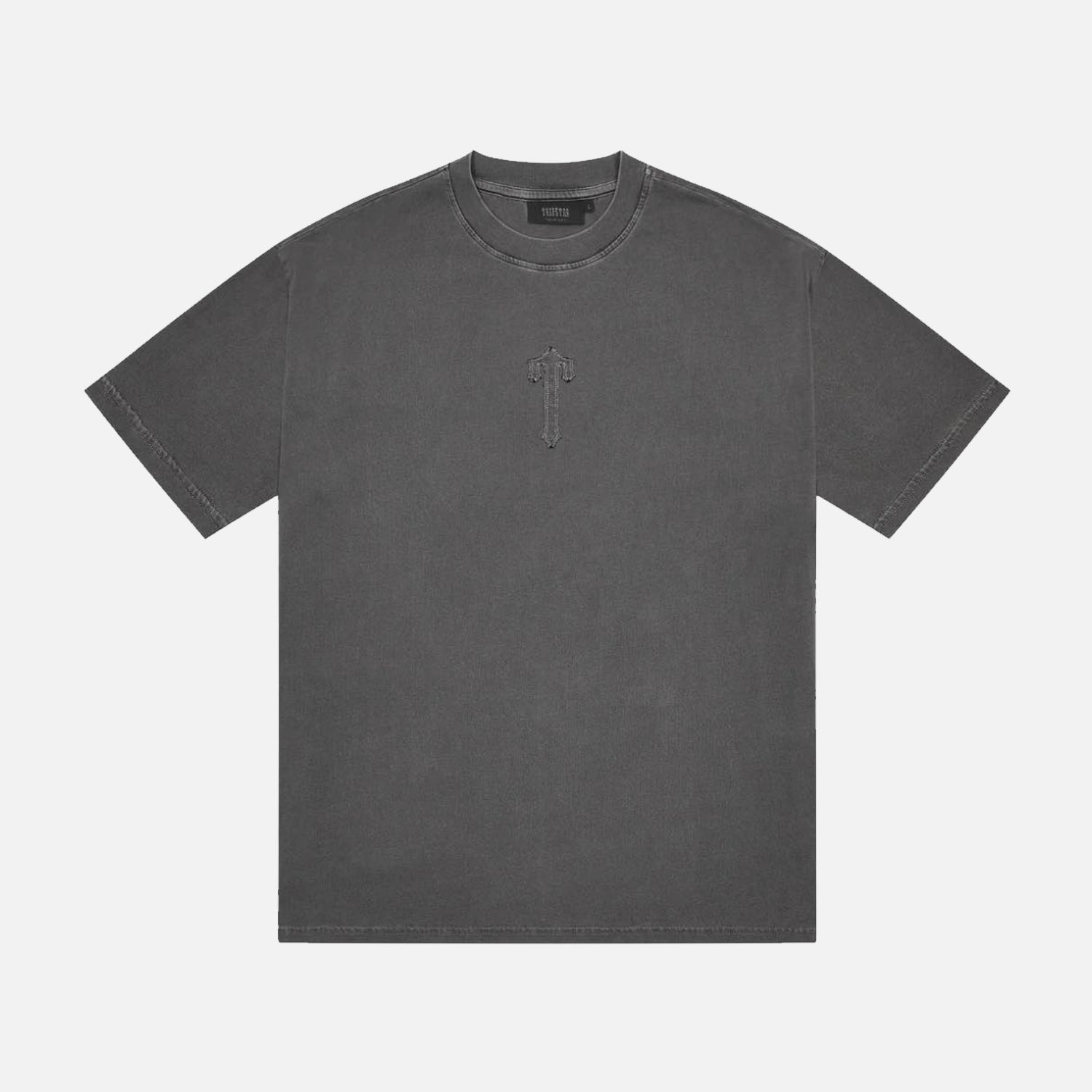 Trapstar Irongate Patchwork T-Shirt - Grey Enzyme Wash