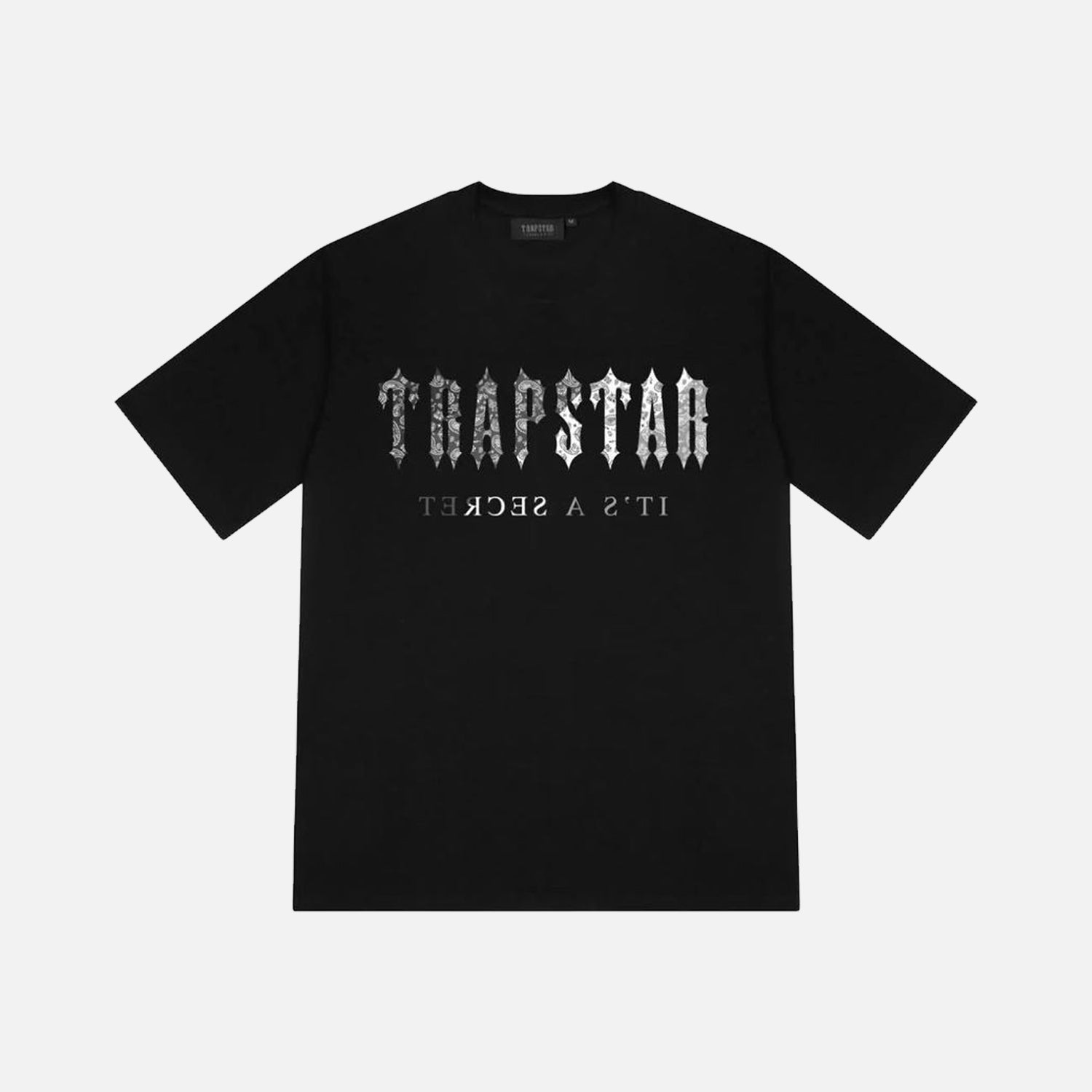Trapstar Decoded Paisley Monochrome Edition T-Shirt - Black / Grey