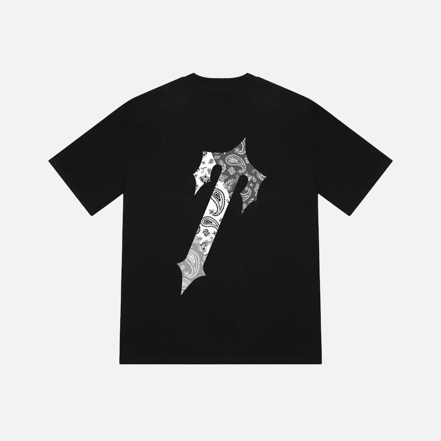Trapstar Decoded Paisley Monochrome Edition T-Shirt - Black / Grey