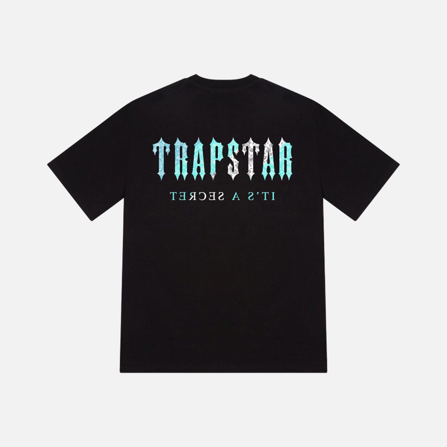 Trapstar Decoded Paisley T-Shirt - Black / Teal
