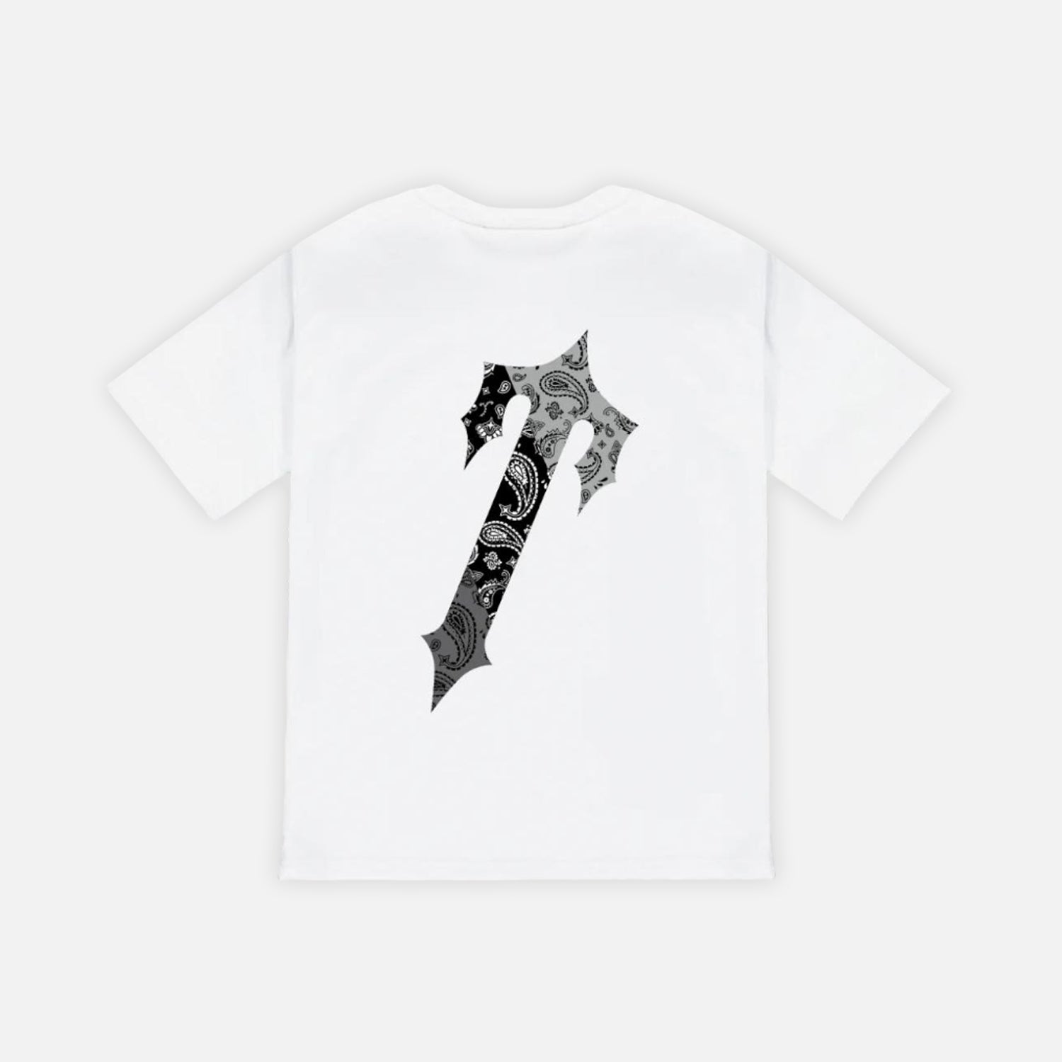 Trapstar Decoded Paisley Monochrome Edition T-Shirt - White / Black