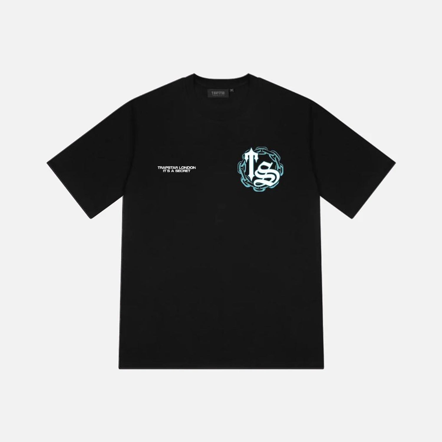 Trapstar Chain Script T-Shirt - Black / Teal
