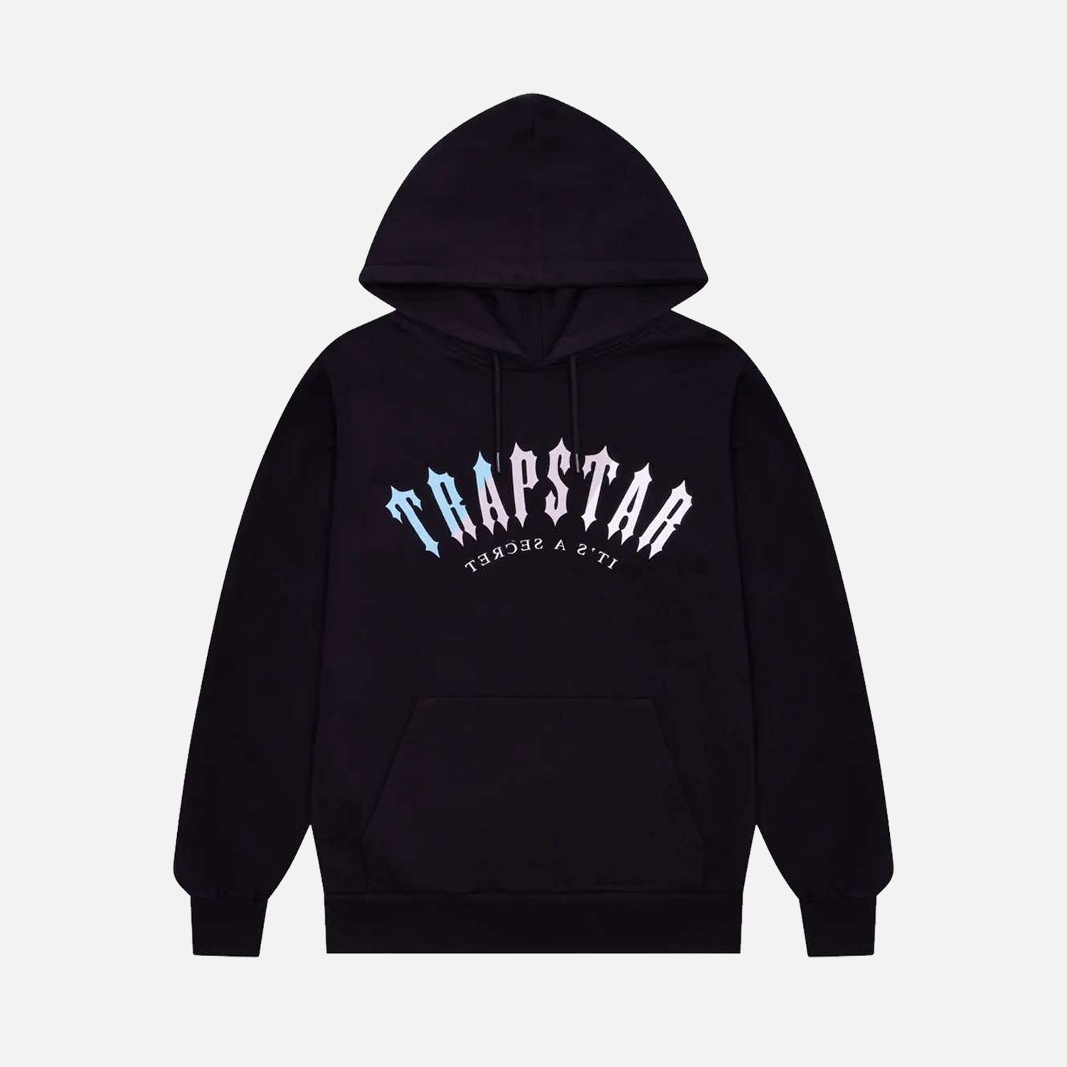 Trapstar Decoded Hoodie - Black / Light Blue