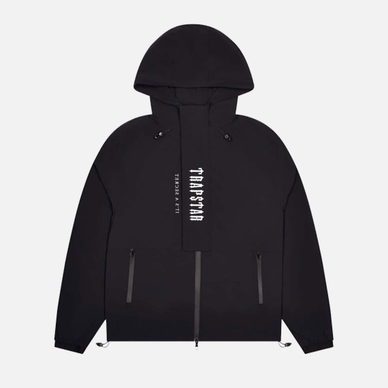 Trapstar Decoded Tech Windbreaker - Black