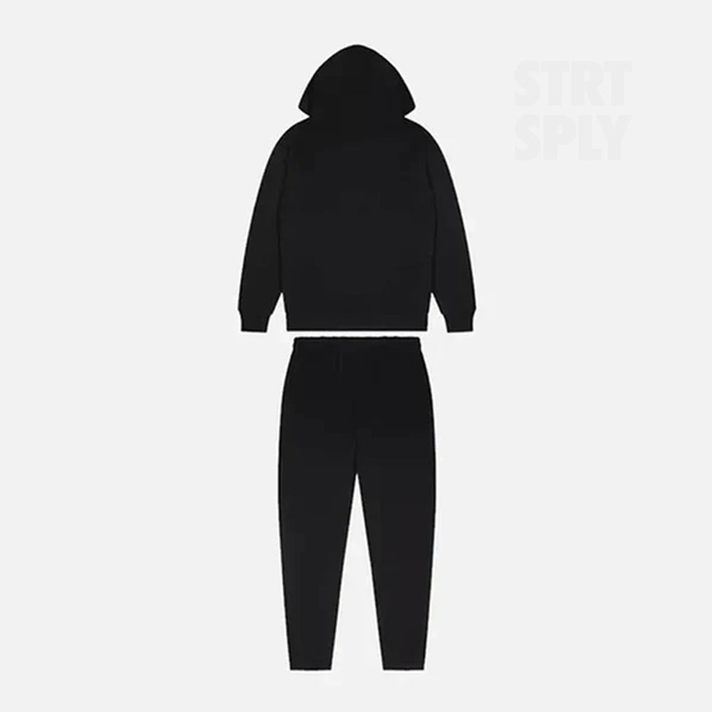 Trapstar Irongate Arch Fade Hooded Tracksuit - Black / Blue