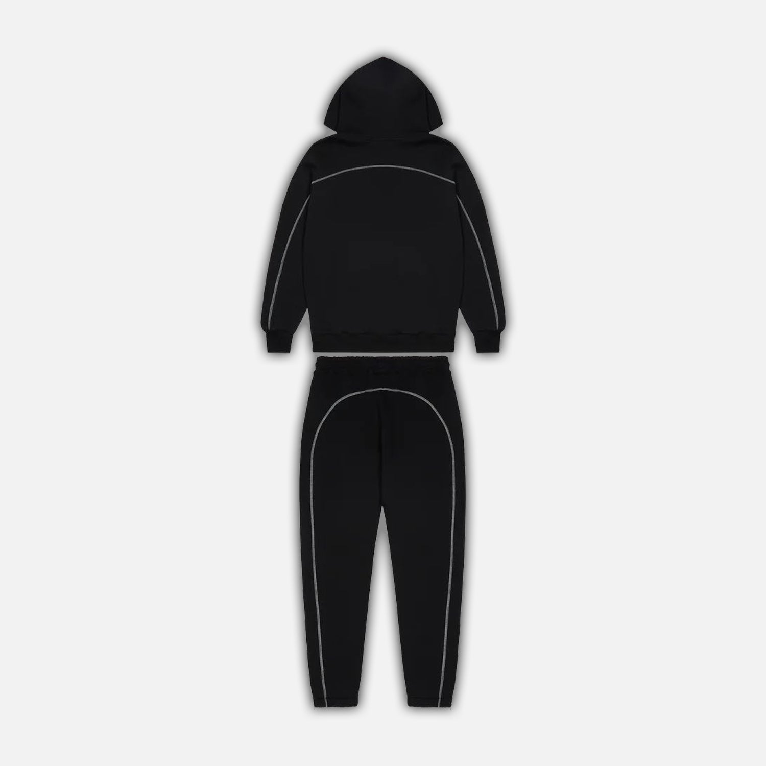 Trapstar Irongate Chenille Arch Hooded Tracksuit - Black / Grey Camo
