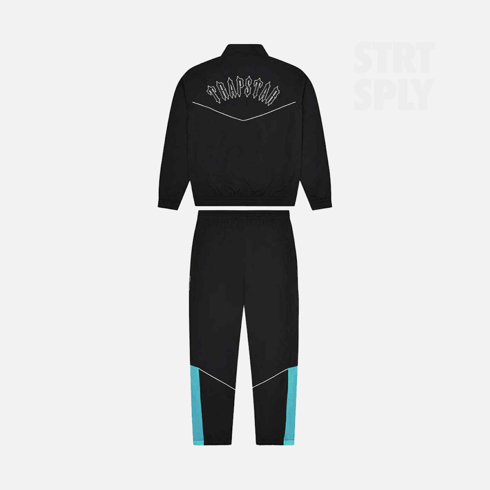 Trapstar Irongate Shell Tracksuit - Black / Teal