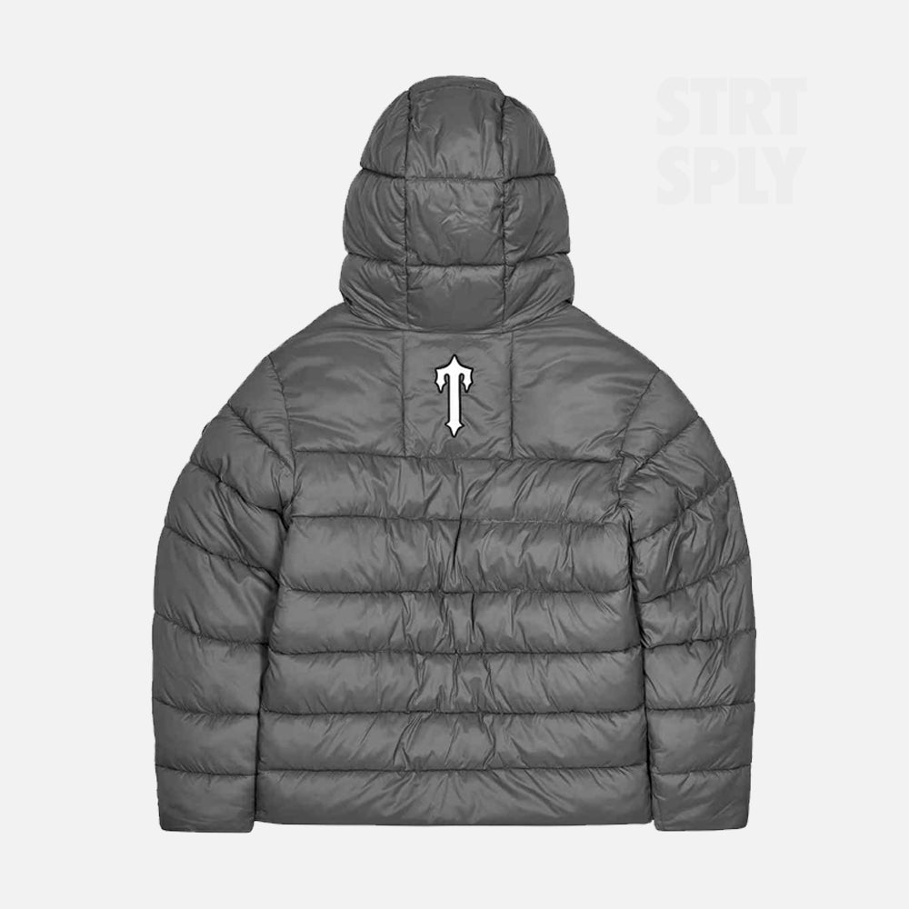 Trapstar It’s A Secret Hooded Puffer Jacket - Grey