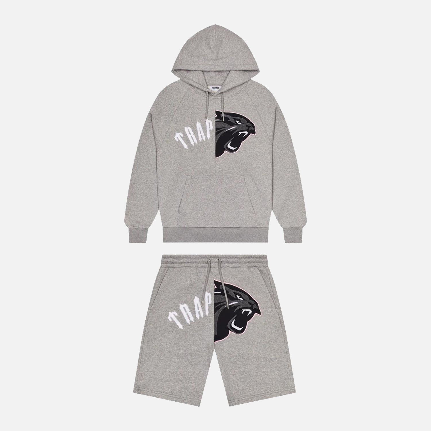 Trapstar Shooters Arch Hooded Short Set - Grey