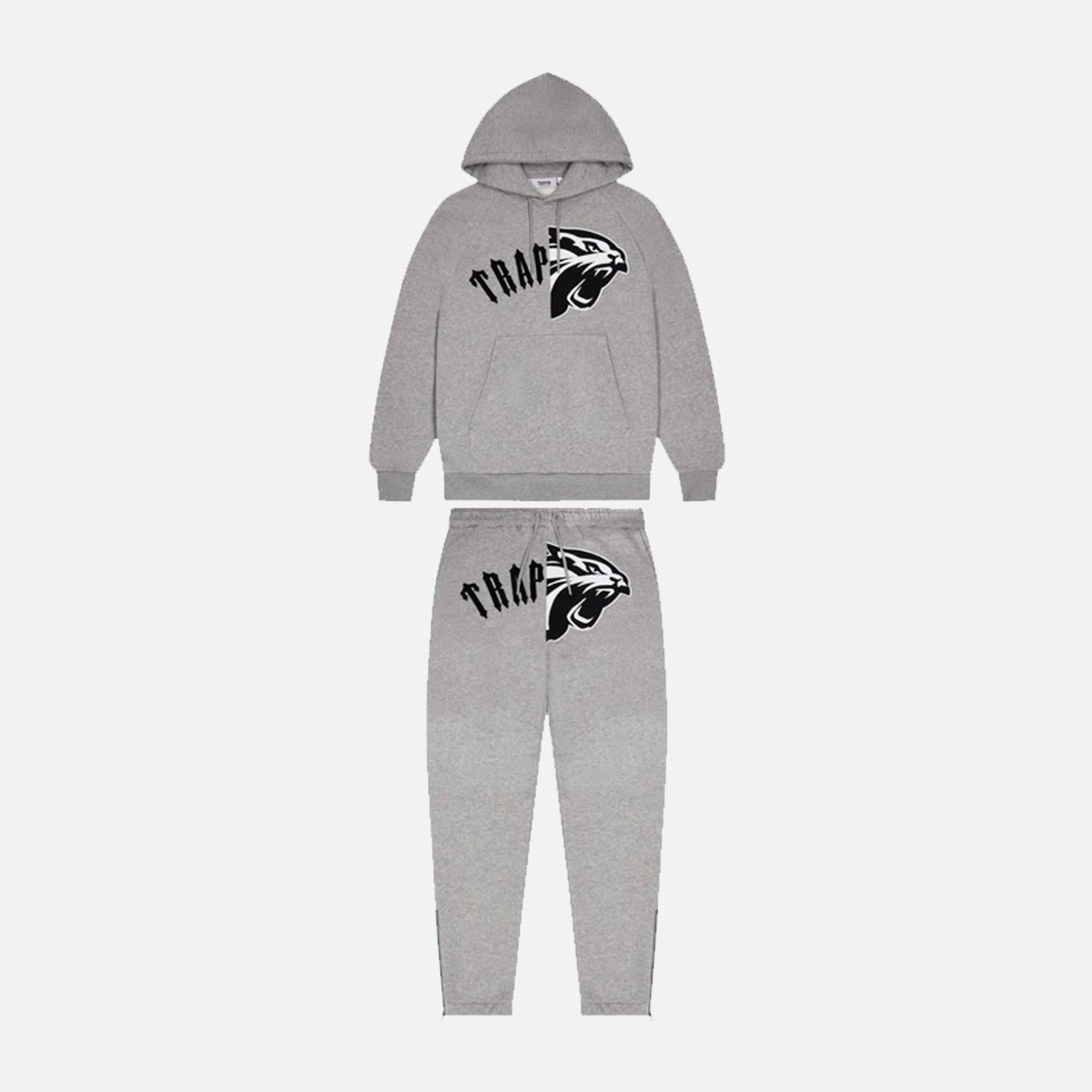 Trapstar Shooters Arch Hooded Tracksuit - Grey / Black