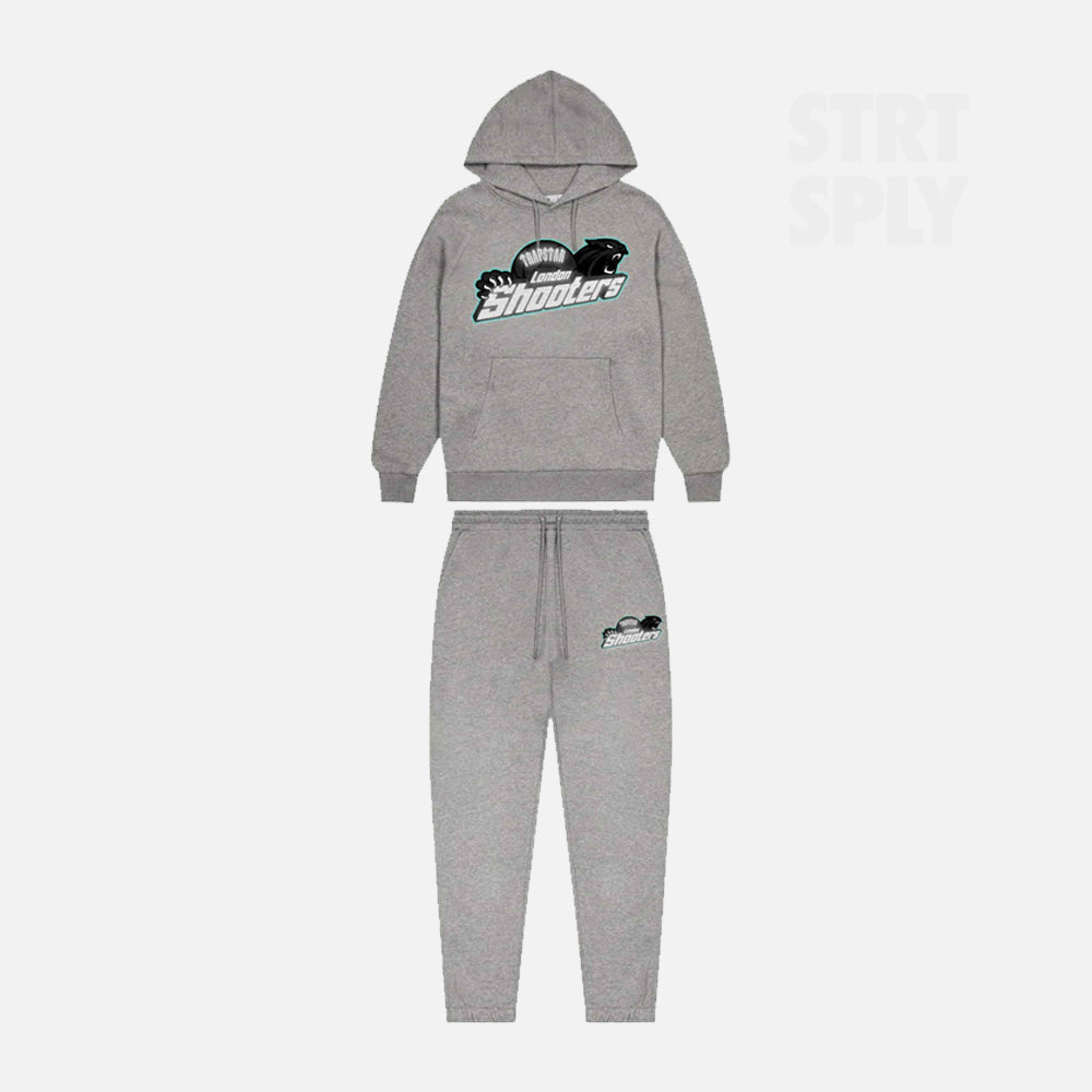 Trapstar Shooters Hooded Tracksuit - Grey / Reflective
