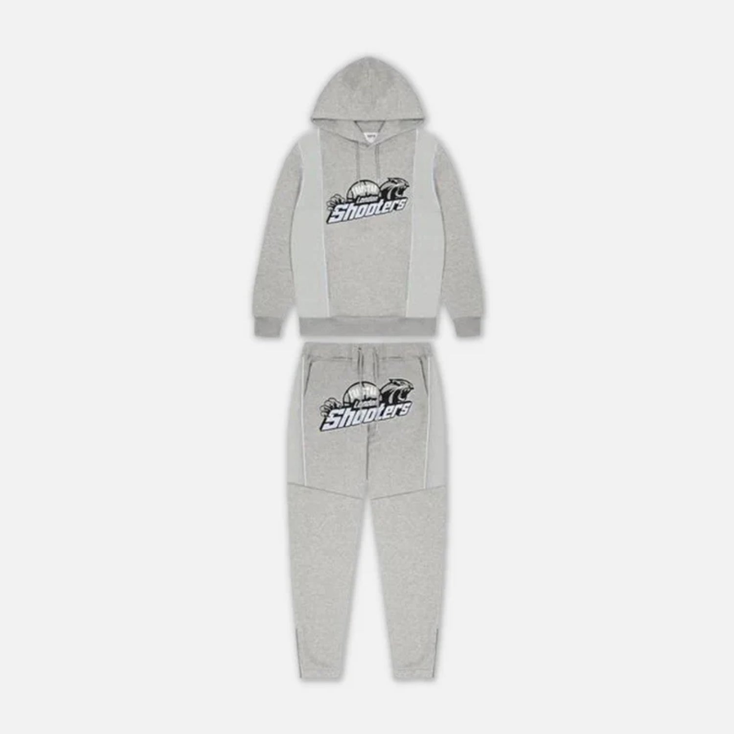 Trapstar Shooters Technical Hooded Tracksuit - Grey / Blue