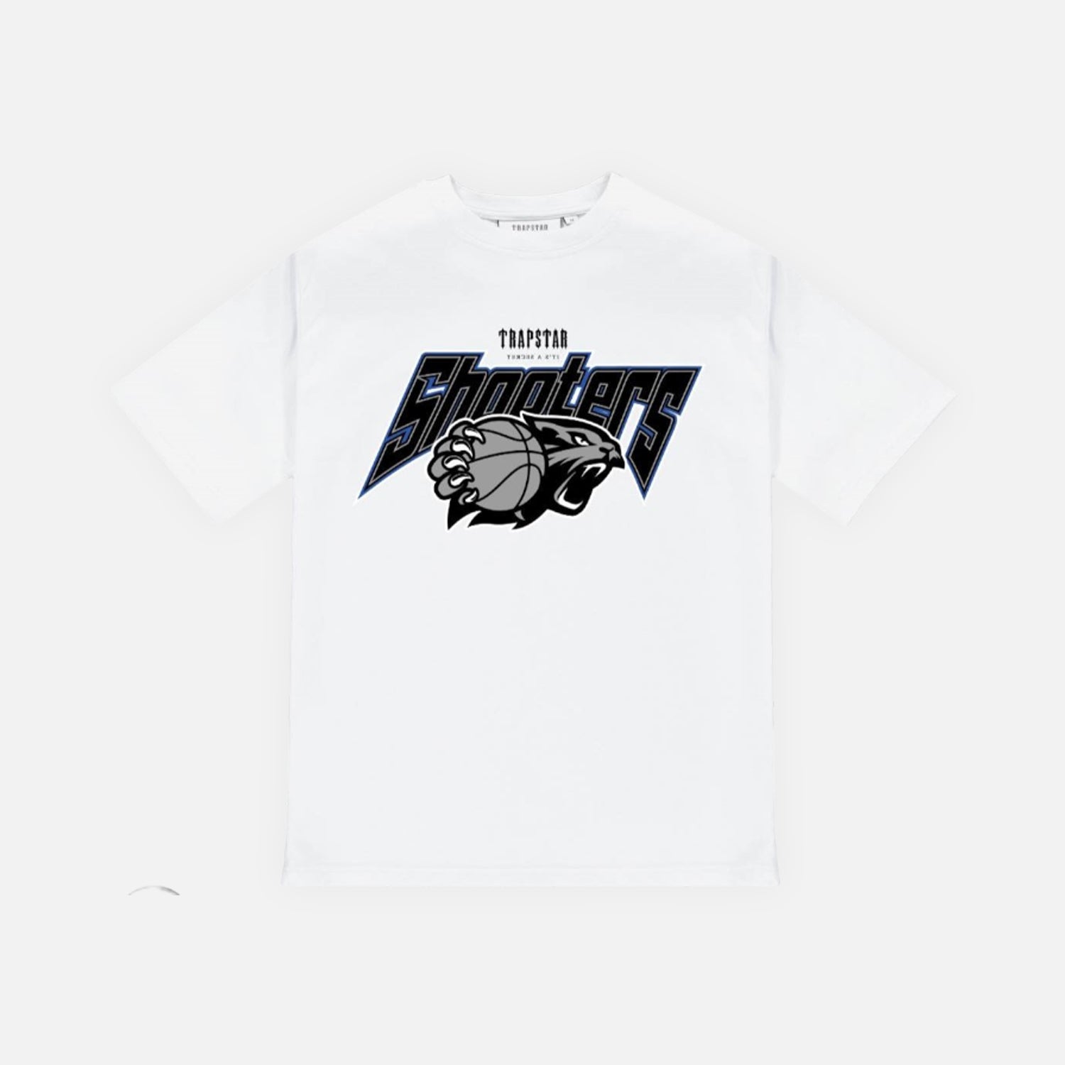Trapstar Shooters Playoff T-Shirt - White / Blue