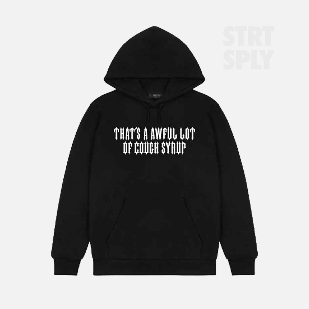 Trapstar x Cough Syrup Hoodie - Black