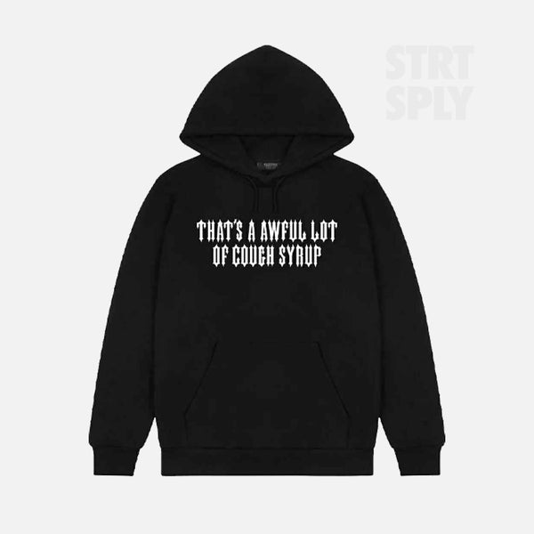 Trapstar x Cough Syrup Hoodie - Black