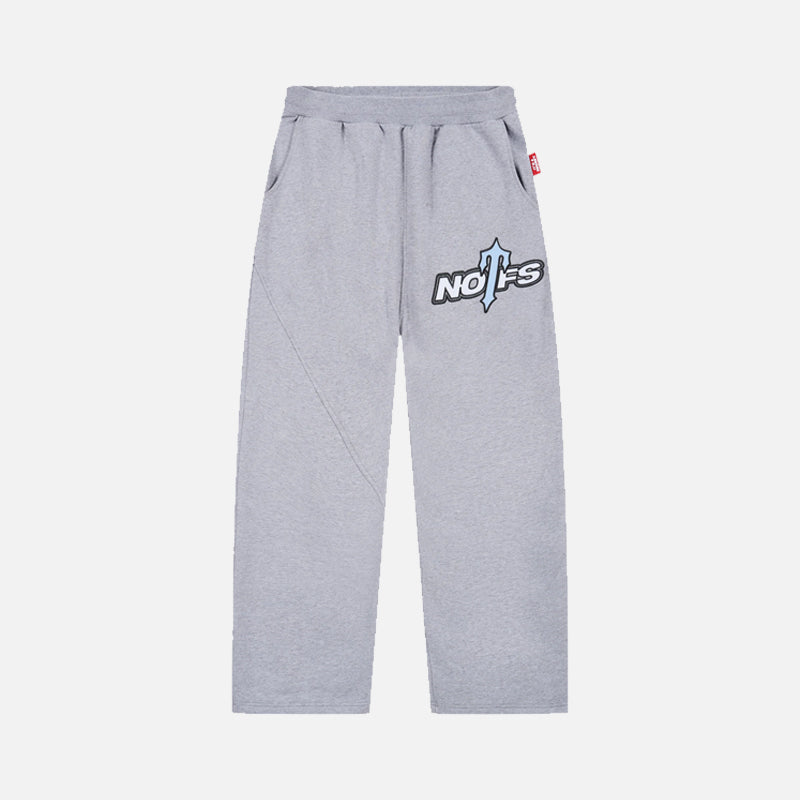 Trapstar x NOFS Bottoms - Grey / Ice Blue