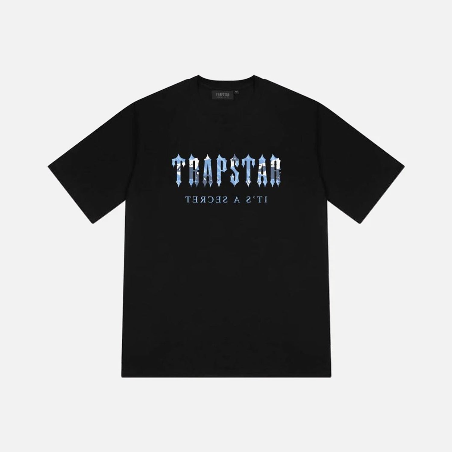 Trapstar Decoded T-Shirt - Black / Blue Camo