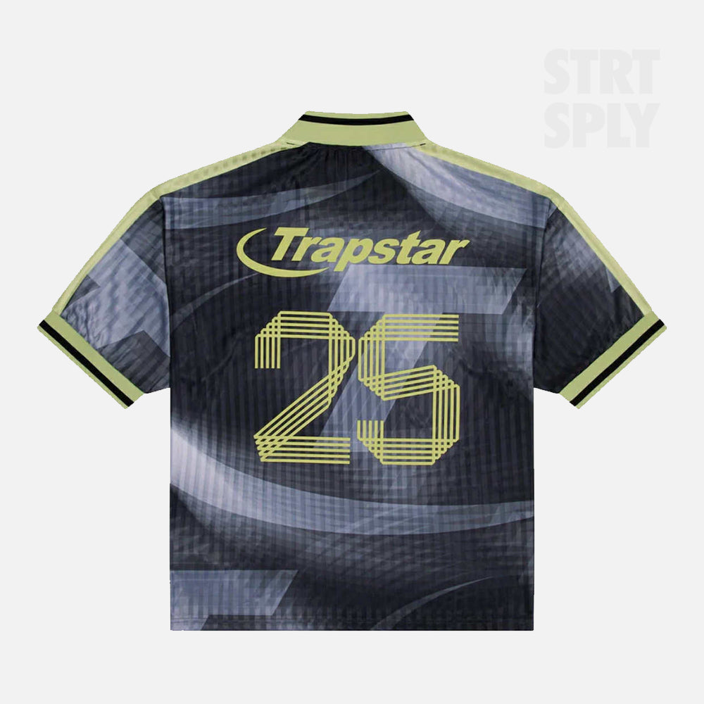 Trapstar Hyperdrive SS Football Jersey - Black / Neon