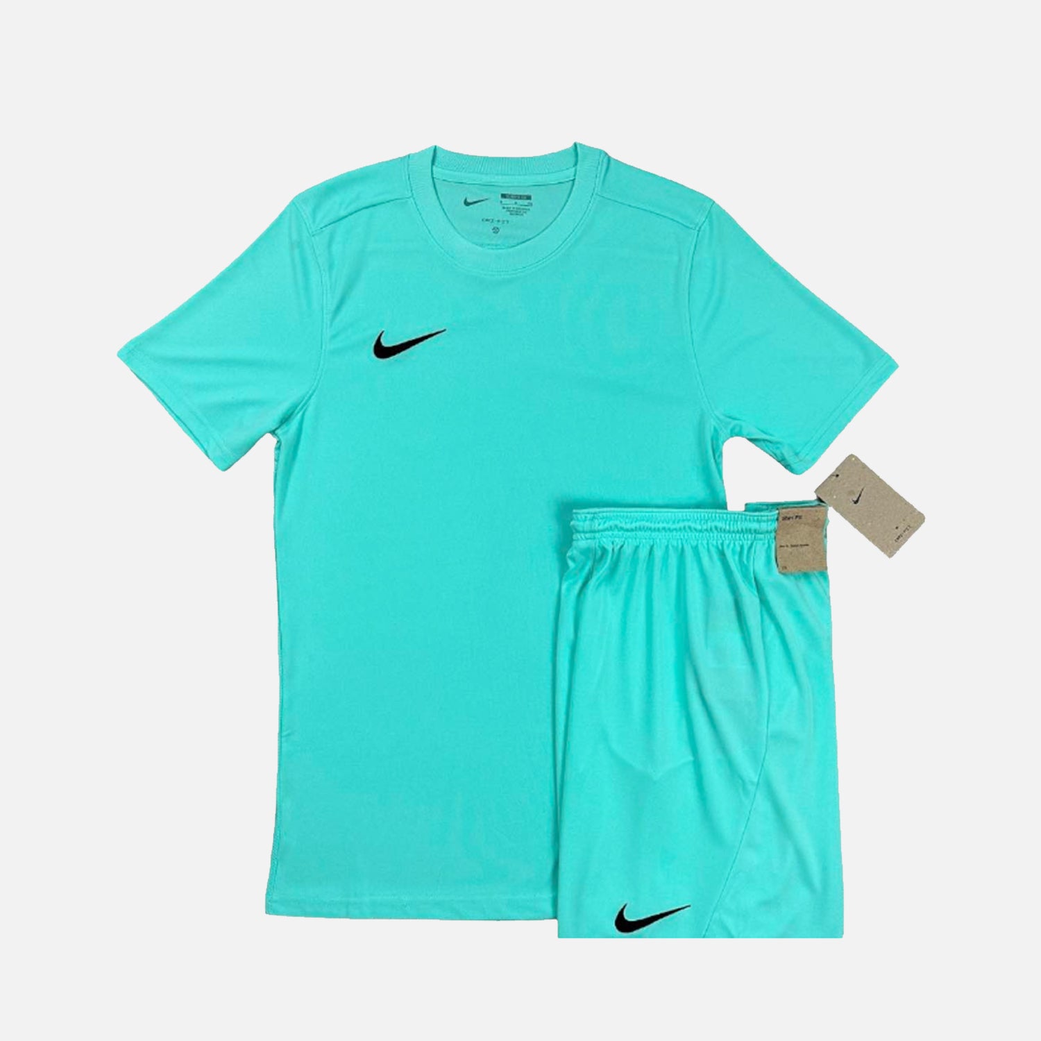 Nike Dri-Fit Essential T-Shirt & Short Set - Turquoise