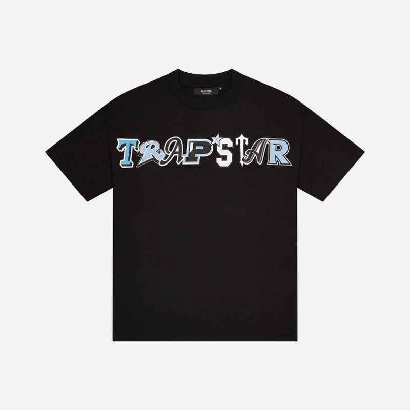 Trapstar Wildcard T-Shirt - Black / Ice Blue