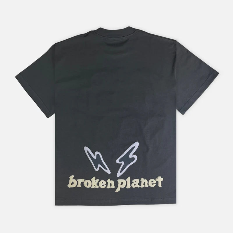Broken Planet Market 'Find Your Balance' T Shirt - Ash Grey
