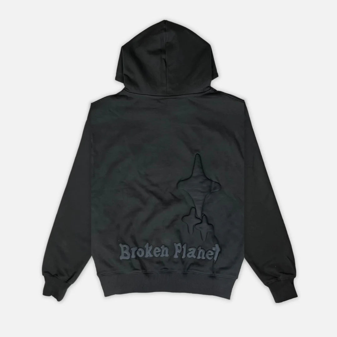 Broken Planet Market 'Out of The Shadows' Hoodie - Black