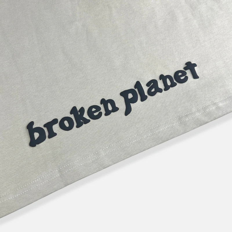 Broken Planet Market 'I Believe In Shooting Stars' T Shirt - Bone White