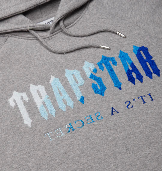 Trapstar Chenille Decoded Hooded Tracksuit Grey Ice Flavours 2.0 Edi