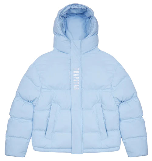 Trapstar Decoded Hooder Puffer 2.0 Jacket - Ice Blue