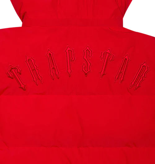 Trapstar Irongate Detachable Hooded Puffer Jacket - Infrared