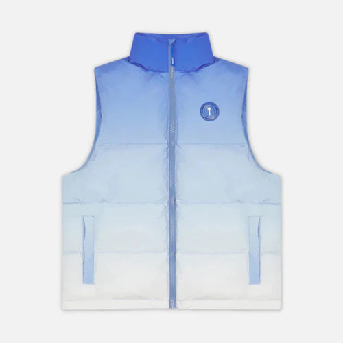 Trapstar Irongate T Badge Gilet - Ice Blue Gradient
