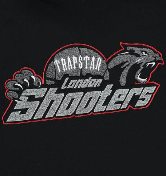 Trapstar Shooters TSL Hooded Short Set - Black / Red